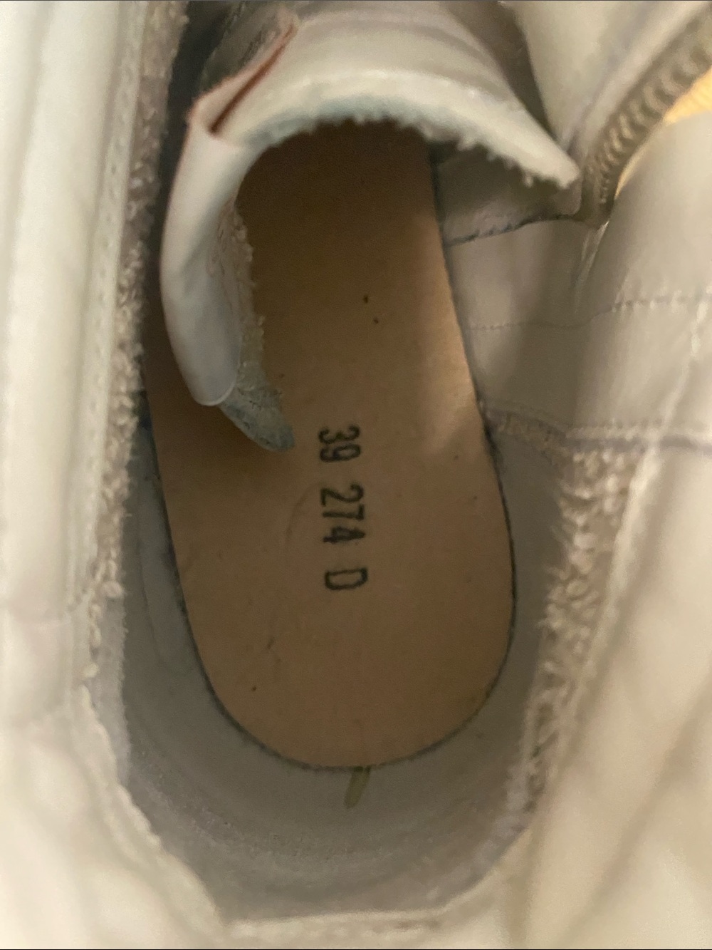 Golden Goose High-Top Sneakers in White Silver Gold with Black Star - Picture 3 of 10